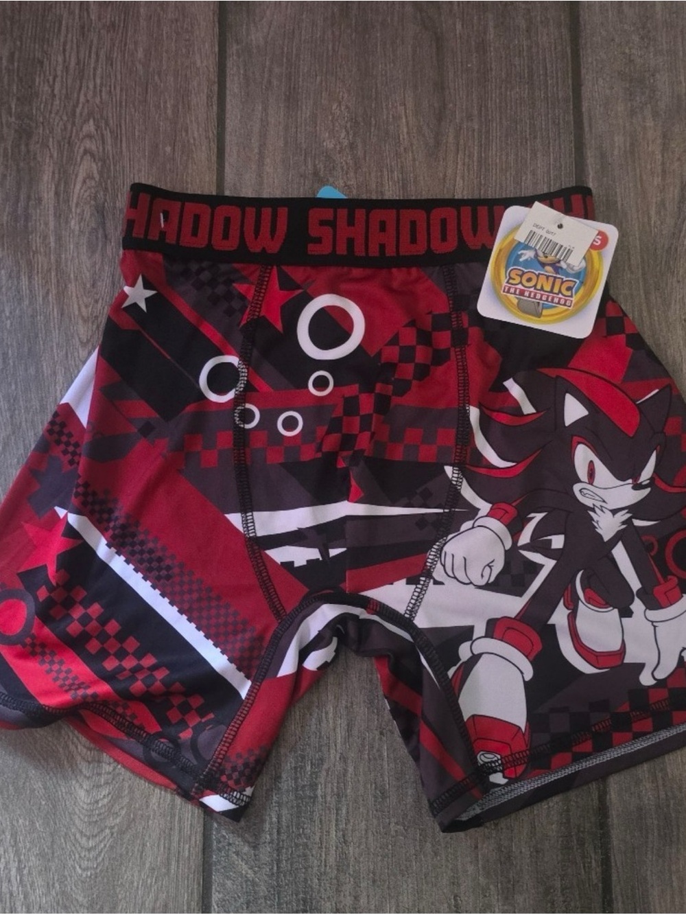 Shadow the Hedgehog Red & Black Boys' Boxer Briefs - Sonic Licensed